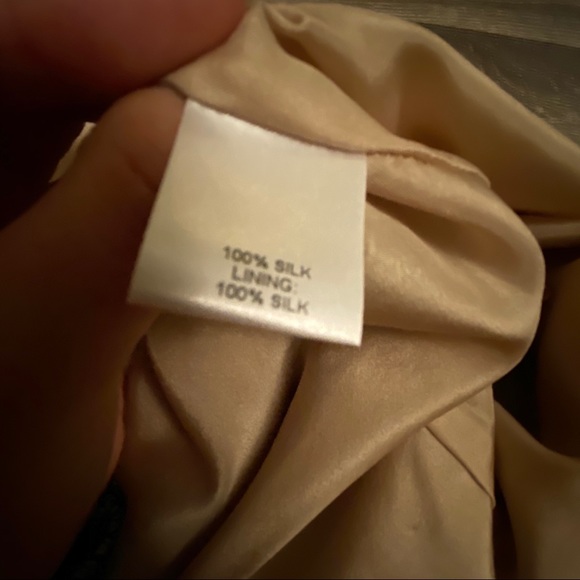 Michelle Mason Nude Silk Revolve Dress NWT - Picture 6 of 8